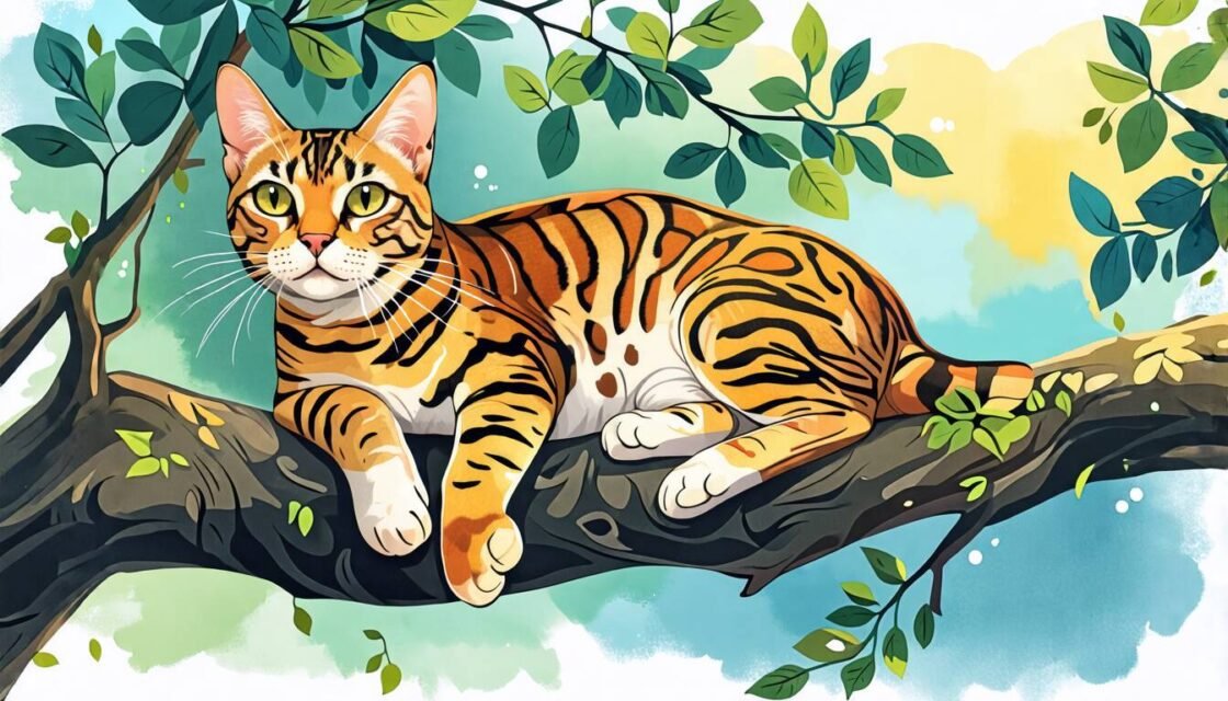 bengal katt storlek